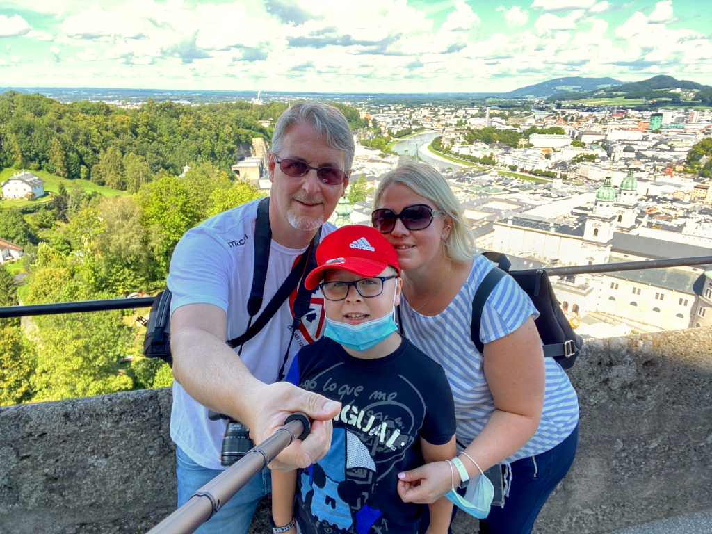 Selfie at Salzburg castle
